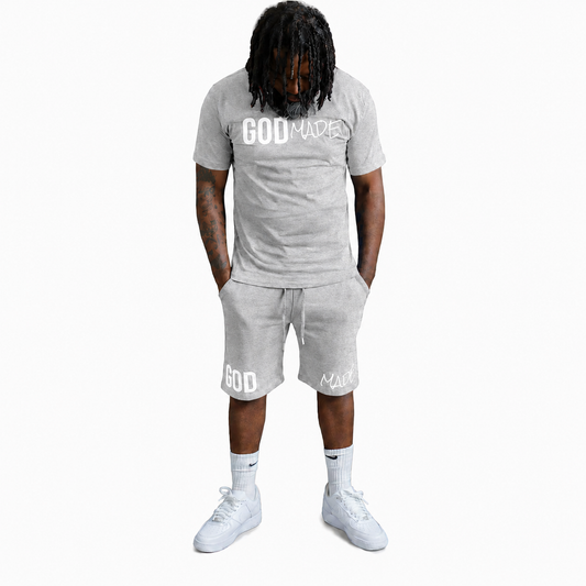 (Gray) GODMADE Unisex Short Set
