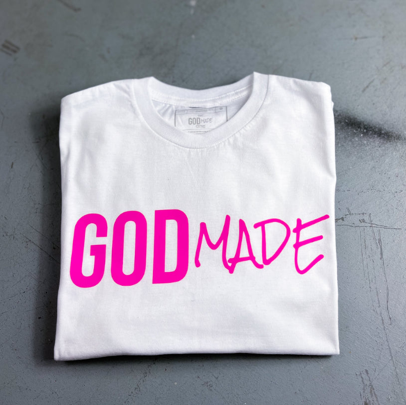 (Hot Pink) GodMade UNISEX T-SHIRT