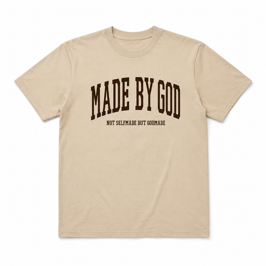 (Sand & Brown) Made By God Unisex T-Shirt
