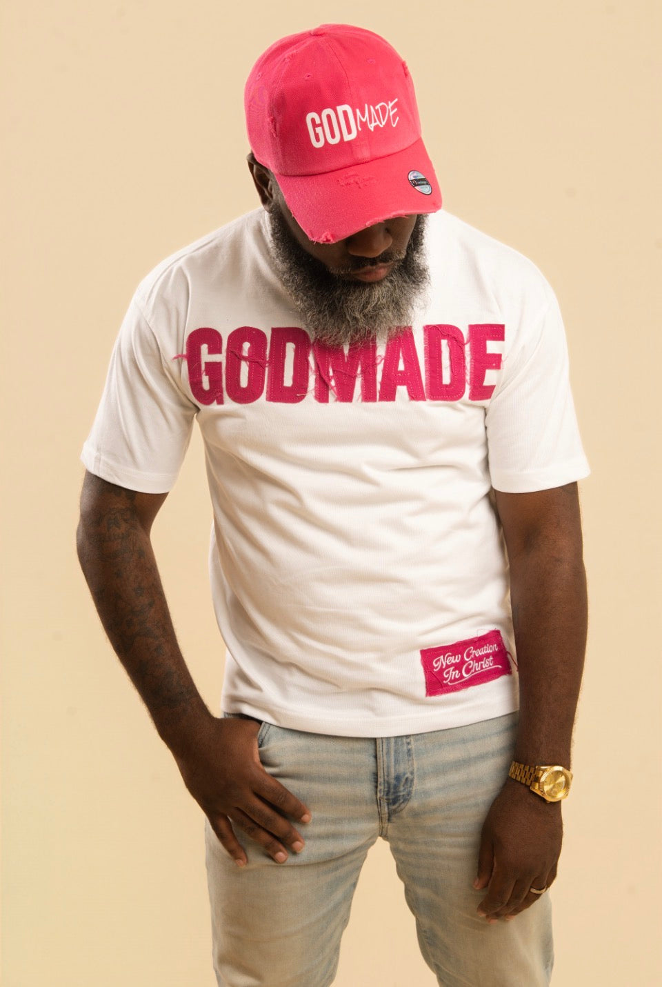(Passion Pink) New Creation Unisex T-Shirt