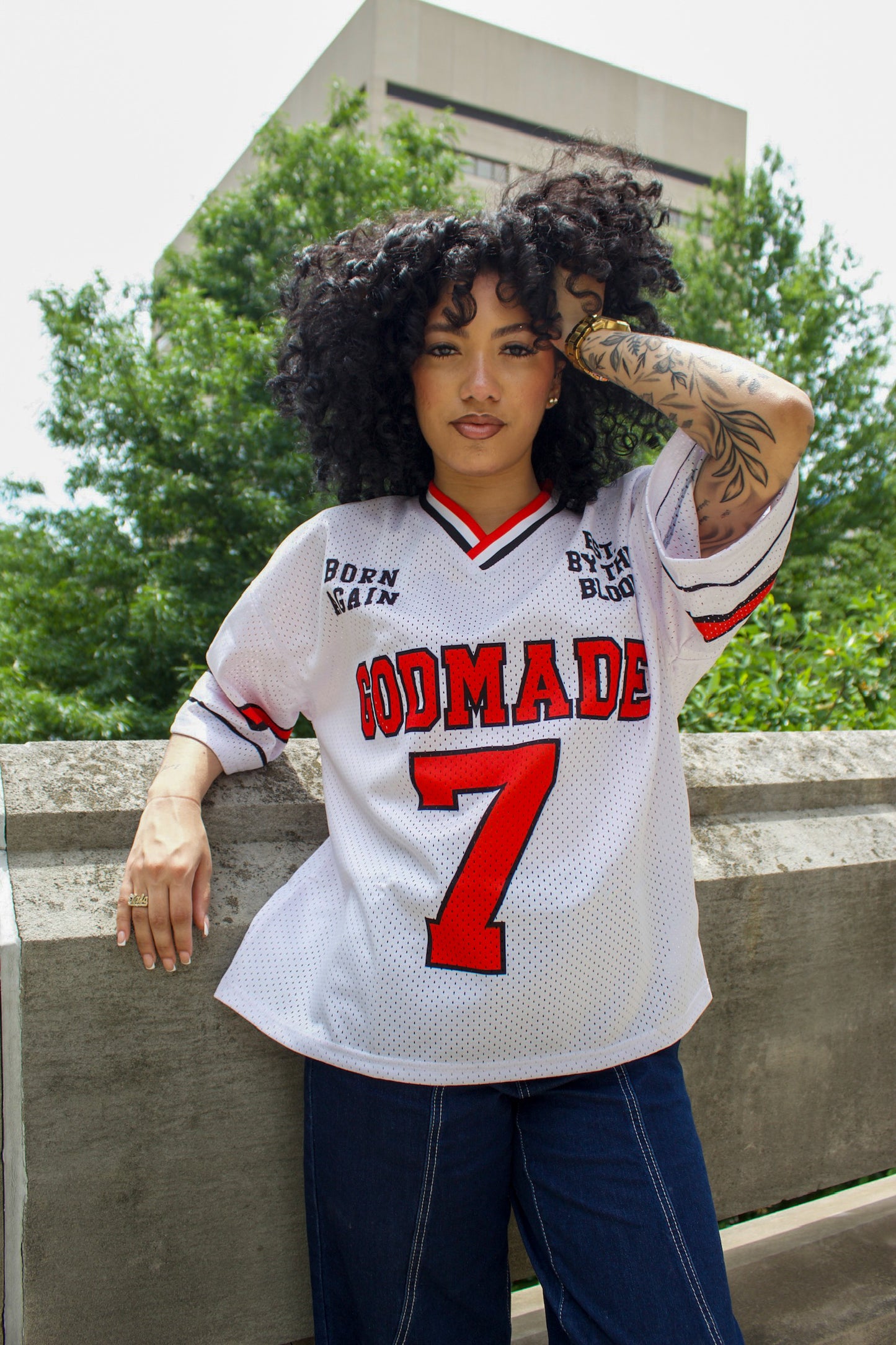 (The Blood Red & Mercy Black) Born Again Jersey