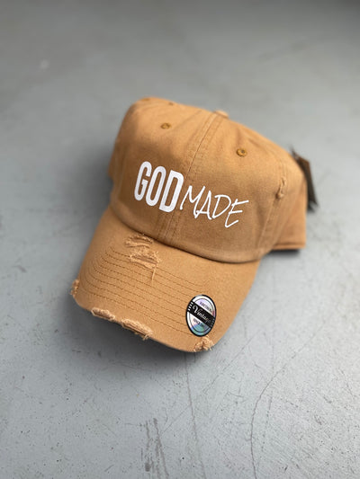 (Tan) GodMade Dad Hat