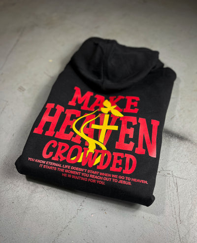 (BLACK) Make Heaven Crowded UNISEX HOODIE