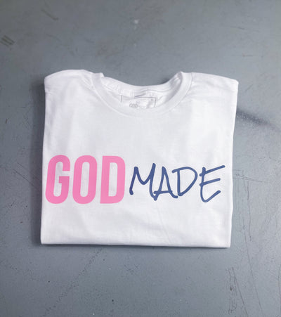 (Pink & Navy) GodMade Classic Unisex T-shirt