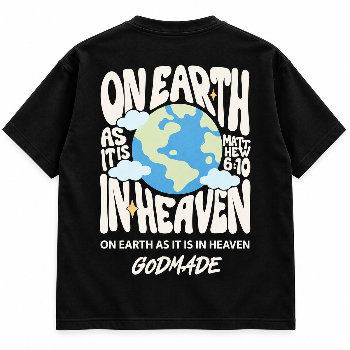 (Mercy Black) As It Is In Heaven Boxy Unisex T-Shirt