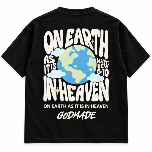 (Mercy Black) As It Is In Heaven Boxy Unisex T-Shirt