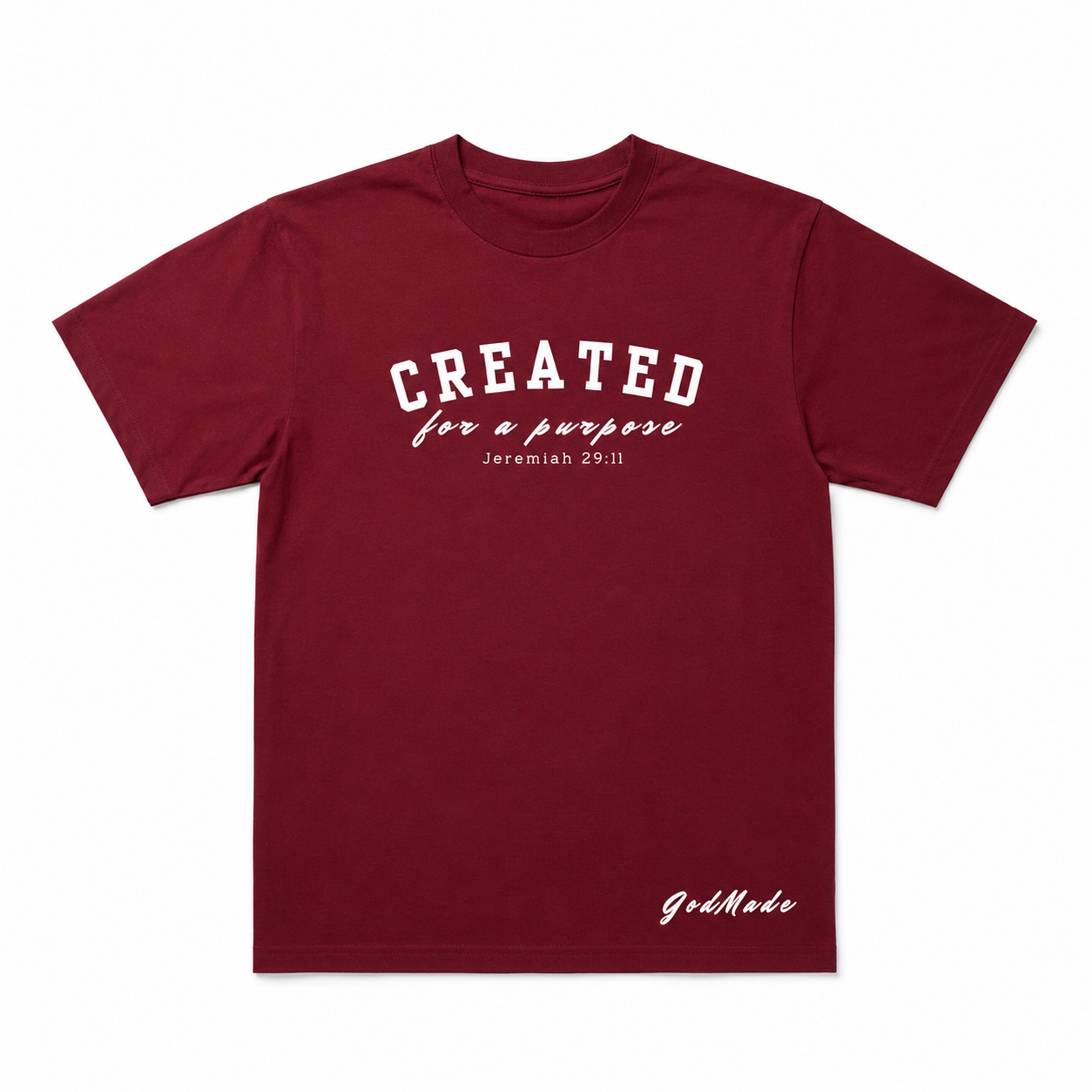 (Covenant Maroon) Created For A Purpose Unisex T-Shirt