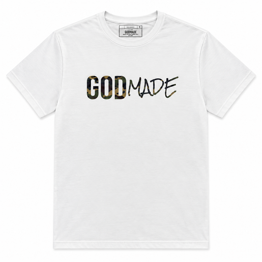 (Pure White Camo) GodMade Classic Unisex T-Shirt