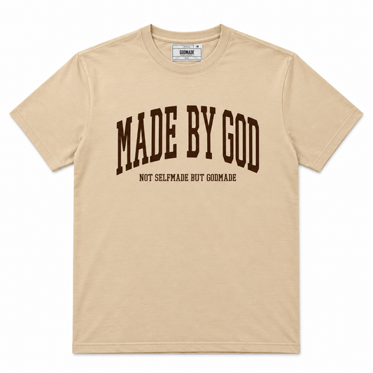 (Sand & Brown) Made By God Unisex T-Shirt