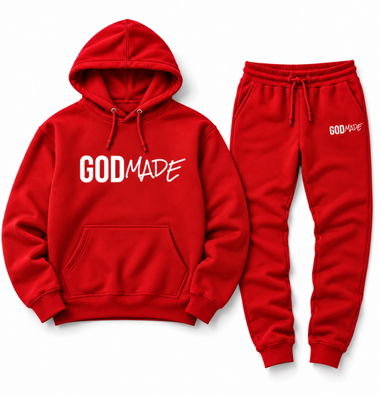 (The Blood Red) GodMade Unisex Sweatsuit