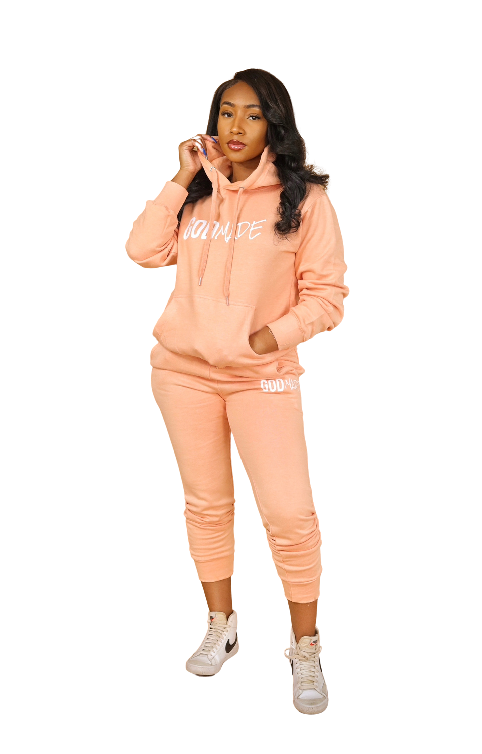 (PEACH) GODMADE UNISEX SWEATSUIT